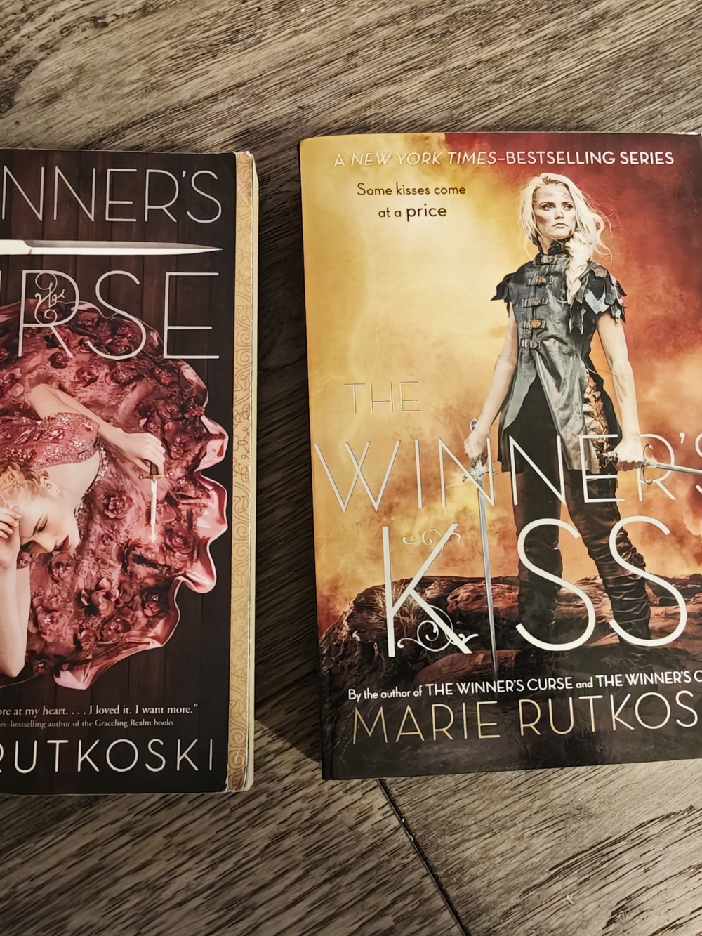 Winner's Curse and Winner's Kiss books by Marie Rutkoski